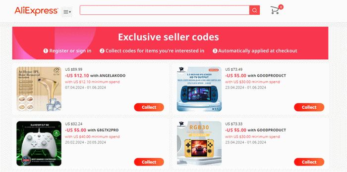 Центр купонів AliExpress